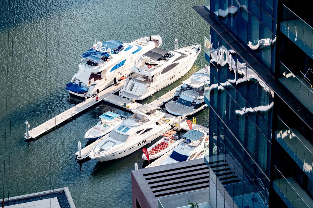 Higuests - Unique Studio With Stunning Panoramic Marina Views Dubai Exterior foto